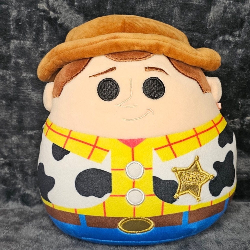 Disney Pixar Toy Story Woody Squishmallow 8" Kellytoy Plush Cowboy Sheriff